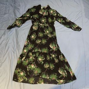 Glam black and green women’s dress